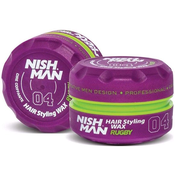 Cera para Peinar Nishman Aqua Wax 04 Rugby