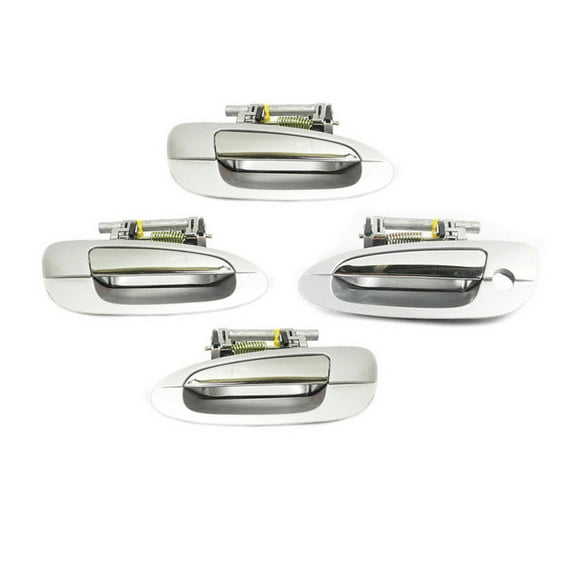 Brand NEW For 2002-2006 Nissan Altima Silver and Chrome MK12 Outer Outside Door Handle 4PCS SET 02 03 04 05 06