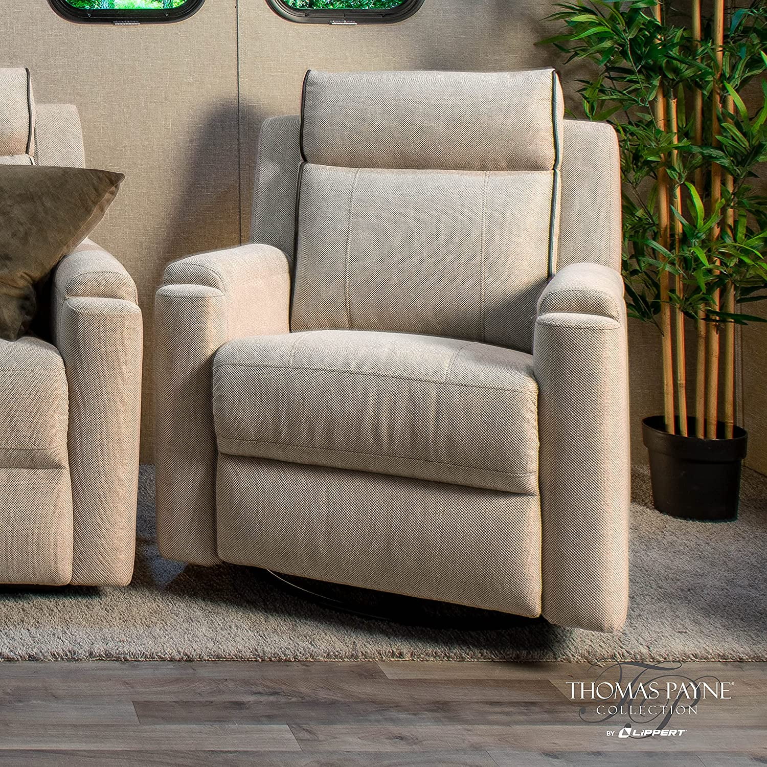 THOMAS PAYNE Swivel Glider Recliner for 5th Wheel RVs Travel