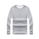 thumbnail image 1 of Minnieouse Ropa interior térmica masculina de manga larga de invierno que mantiene el calor, camiseta de moda, camisa informal adelgazante, accesorio de Ropa interior Gris claro 5XL Minnieouse AP013380-22, 1 of 6