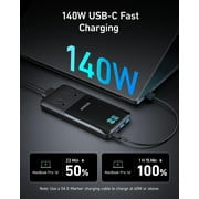 Anker Prime 6-in-1 USB-C Charging Station, 140W Compact Power Strip for Work and Travel, 5 ft Detachable Extension Cord with 6 Ports
