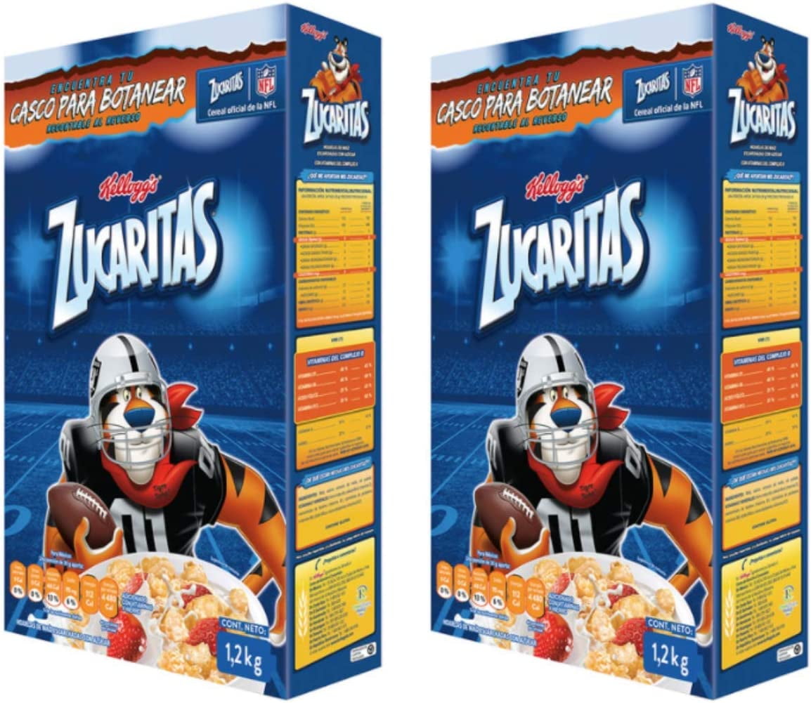 Zucaritas Cereal - 2 Cajas, 1.2 kg Zucaritas QK-JV1M-KA4A | Walmart en ...