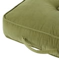thumbnail image 3 of Omaha Olive Microfiber 21 in. Square Floor Pillow, 3 of 6