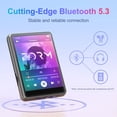 thumbnail image 3 of Reproductor MP3 MECHEN 64GB Bluetooth 5.3 2.4" Pantalla táctil gris, 3 of 7