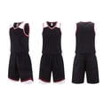 thumbnail image 4 of Unisex Youth Kids Boys Basketball Outfit Lightweight Basketball Tank Top and Track Shorts Sets Boy Summer Clothes, 4 of 5