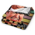 thumbnail image 5 of John Candy Blanket Flannel Soft Throw Blankets for Bedroom Livingroom Sofa Home 80""X60"", Black, 5 of 6