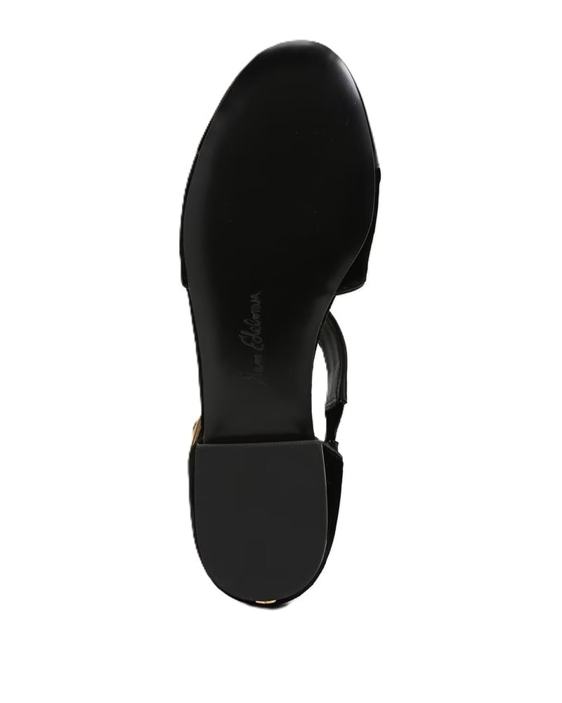 Sam Edelman Women's Black Velvet Roxie Mary Jane Flat 8.5M