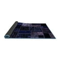 thumbnail image 2 of Ahgly Company Indoor Square Patchwork Blue Transitional Area Rugs, 7' Square, 2 of 4