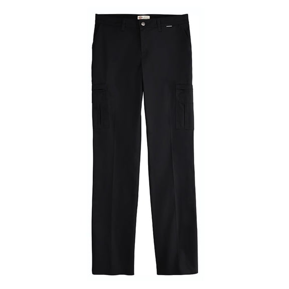 Womens Premium Relaxed Straight Cargo Pant, Black - 18W UU