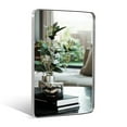 thumbnail image 2 of Open Box Modern 22 x 30 In Rectangular Hanging Bathroom Mirror,, 2 of 9