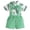 style-04 Green, variant on Baby Boy Outfits Summer Baby Boys Casual Outfits Set Short Sleeve Romper Bodysuit+Shorts 0 3 6 9 12 18 24 Months (White,9-12 Months)