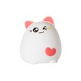 thumbnail image 1 of Cute Cat Night Light Usb Recargable Con Dos Modos De Iluminación Sensor Táctil Brillo Ajustable Lámpara De Noche Para Dormir Para Habitación De Bebé Dormitorio Sala De Estar matsuzay HA021236-00, 1 of 6