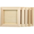 thumbnail image 1 of 5Pcs Clay Picture Frames Wooden Clay Frames Children Colored Clay Frame Unfinished Photo Frames, 1 of 5