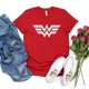 thumbnail image 1 of Wonder Female T-shirt Women Warrior T Shirts Superhero Tee Women Power Shirts Mothers Day Gift Harajuku Casual Tees TopsXXXL Gao Jinjia LED, 1 of 2