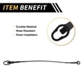 thumbnail image 4 of Cables de soporte para la puerta trasera Unique Bargains 1 par para Ford F-150 F-250 F-350 1987-1997 correas de soporte para el portón trasero No.F7TZ9943052A/F7TZ9943053A Negro, 4 of 6