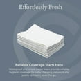 thumbnail image 2 of Foundations Waterproof Changing Station Liners, Disposable 2-Ply, Box of 500, White, 2 of 7