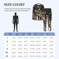 thumbnail image 5 of Men's 2 Pack Pajama Set Long Sleeve Sleepwear Soft Loungewear Pjs Sets, Music Cool Piano Vintage, 5 of 6