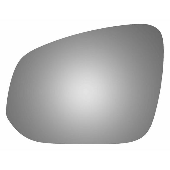 Burco 4518 Flat Driver Left Side Replacement Door Mirror Glass for 2013-16 Toyota Rav4 W/O Baking Plate