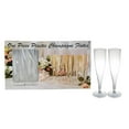 thumbnail image 2 of Champ Flutes Box Set Clear 10 Pc - Party Supplies - 10 Pieces, 2 of 4