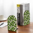thumbnail image 5 of Naloa Green Fruit 2 Pcs Bookend Large Capacity Office Book Ends for Home Office Library School Study Decoration, 5 of 8