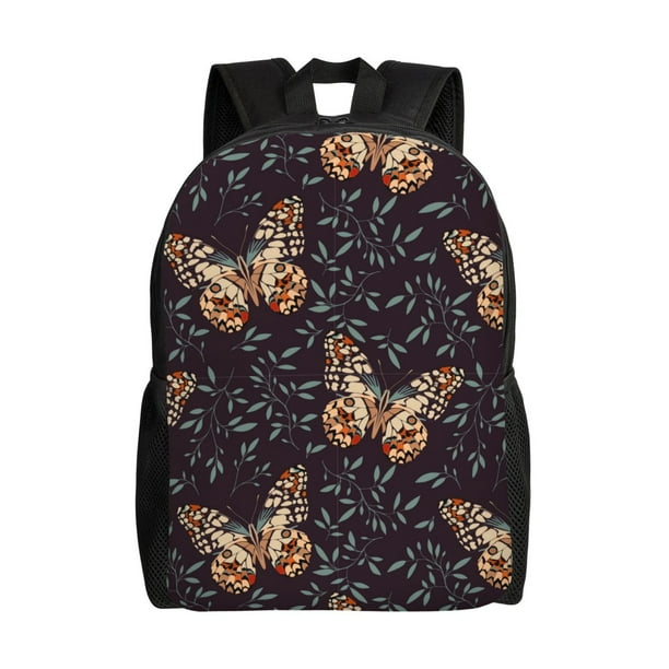Fotbe Butterfly1 Mochila de Viaje para Laptop, Mochila Ejecutiva Delgada y Resistente 15.6"