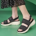 thumbnail image 2 of Leozcaa Women's Orthopedic Sport Sandals Cushion Foam Rhinestone Arch Support Walking Platform Shoes, 2 of 9