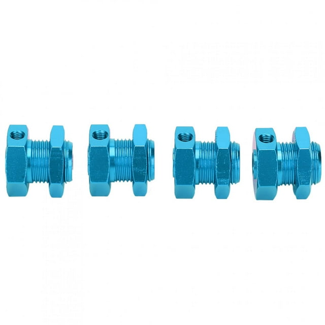 Hex Adapter Hub Accessory 5mm 0.2in Aluminum Alloy Tire Combiner Coupler Fit For EREVO 1/10 CarBlue