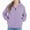 Purple-02, variant on Ugoldhm Kids Casual Zip-Up Hoodie Relaxed Fit Sherpa Jacket for Everyday Wear, Lightweight Fall Winter Outerwear
