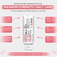 thumbnail image 3 of CLEAR 40 Urea Cream 40 Percent for Feet Maximum Strength (8oz) | Softens Cracked Heels & Dry Skin Urea Cream 40 Percent - Tea Tree & Coconut Oil | Urea Cream for Callus & Corn Treatment | Made in USA, 3 of 7