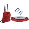 Large 2.5m Outdoor Games Activities Beach Sea Toys Dual Line Parafoil Parachute Style Open Area Flying Kite Fun Sports, Red