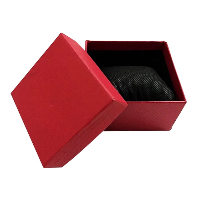 MasteelfCA Watch Box Holder Non-woven Fabric Cushion Organizer Storage Box Jewelry Bracelet Storage Gift Case ( Random Color)