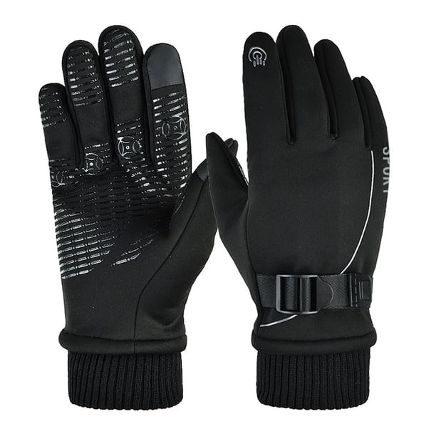 Guantes cálidos para esquí, guantes ligeros antideslizantes con pantalla táctil para deportes de trabajo al aire libre en invierno