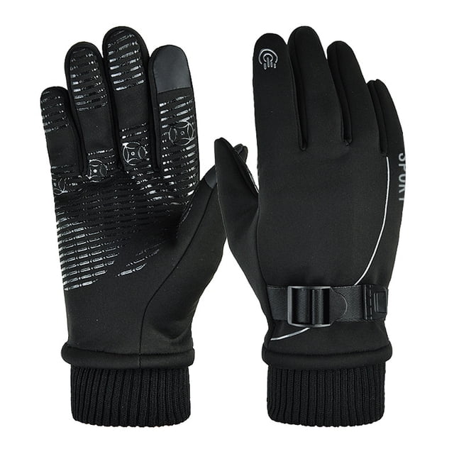 Guantes cálidos para esquí, guantes ligeros antideslizantes con pantalla táctil para deportes de trabajo al aire libre en invierno