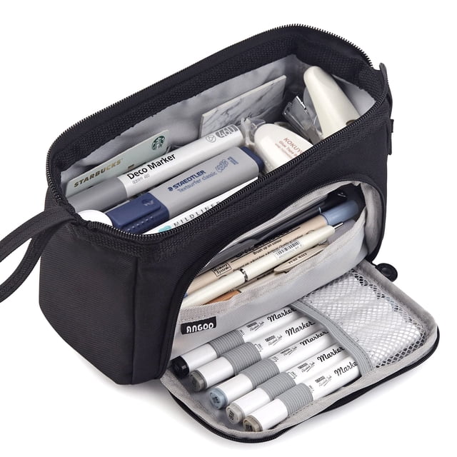 Estuche de lápices de gran capacidad, bolsa de cosméticos kawaii, caja bonita, suministros de Regreso a la escuela, papelería japonesa coreana