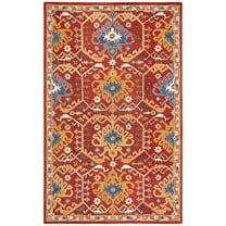 SAFAVIEH Antiquity Craig Oriental Area Rug, Red/Yellow, 4' x 6'