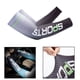 thumbnail image 4 of 2x Calentadores de Brazos Refrescantes Protección para Hombres Y Mujeres para Correr, Conducir, Al Aire Libre Gris 3 piezas, 4 of 8
