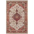 thumbnail image 1 of Momeni LENOXLE-02RED500R Lenox Tapis Traditionnel & 44; Rouge - 5 x 5 Pi Rond, 1 of 1