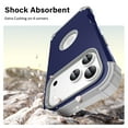 thumbnail image 3 of ELEHOLD Case for iPhone 17 Pro, Shockproof Protective Phone Case, Hybrid PC+TPU Bumper Rugged Slim Cover,Darkblue, 3 of 6