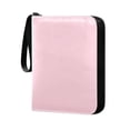 thumbnail image 2 of Trading Card Binder Album 400 Pockets 50 Removable 4-Pocket Pages Waterproof Soft Pink, 2 of 6