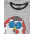 thumbnail image 2 of Tee Luv Men's Tootsie Pop Mr Owl How Many Licks Ringer T-Shirt (L), 2 of 3
