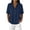Navy, variant on Button Down Shirts for Women Short Sleeve Summer Tops Cotton Linen Dressy Casual Work Blouse with Pocket Navy M