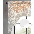 thumbnail image 2 of Orange Chrysanthemums Swag Valances for Windows, Small Curtains Drapes, Watercolor Flowers Country Blossom Kitchen Window Curtains Over Sink Window Treatment Valance for Bedroom/Bathroom 56"x36", 2 of 5