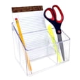 thumbnail image 3 of Organizador Isaac Jacobs de acrílico transparente con 3 compartimentos, 3 of 6