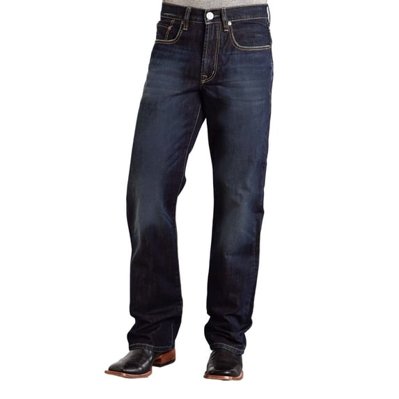 Stetson Western Denim Mens Relaxed Dark Wash 11-004-1312-0420 BU