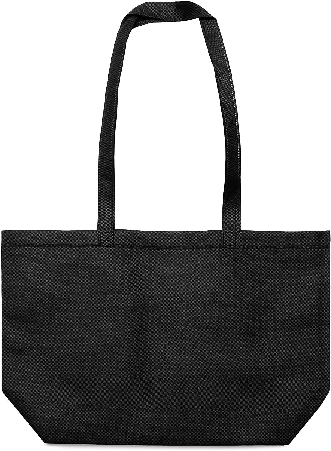 Reusable Bags with Handles, Fabric Tote Bags, Strong and Eco Friendly