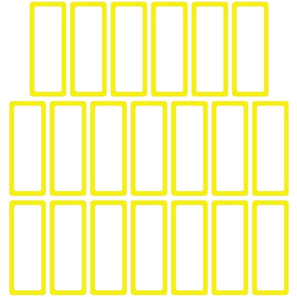 Seitruly 1 Juego de etiquetas magnéticas escritas repetidamente autoadhesivas para azulejos, adsorción fuerte, impresión de alta definición tipo 12 Type2 NO2