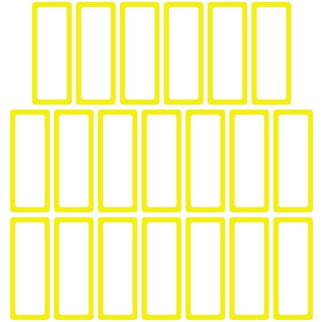 Seitruly 1 Juego de etiquetas magnéticas escritas repetidamente autoadhesivas para azulejos, adsorción fuerte, impresión de alta definición tipo 12 Type2 NO2