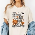 thumbnail image 2 of Just Waiting for Halloween Skeleton T-Shirt, Funny Spooky Pumpkin Coffee Tee, Gothic Skeleton Shirt, Fall Festival Outfit, Halloween Gift, 2 of 7