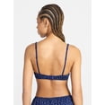 thumbnail image 2 of No Boundaries Woven Cotton Triangle Bralette, Women's XS-XXXL, 2 of 4