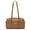 Pu Brown, variant on Faux Suede Shoulder Purses Retro Hobo Handbag Boston Style Bag East West Satchel for Women
